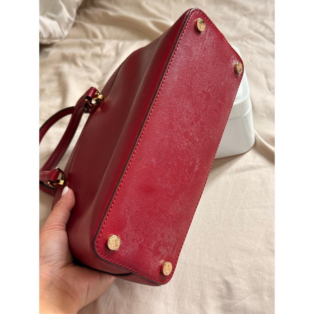Michael Kors Scarlet Red Emmy Dome Satchel‎ - Picture 6 of 6